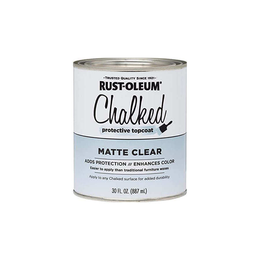 Rust-Oleum 287722 Chalked Topcoat Clear Matt 887ml | Selffix DIY