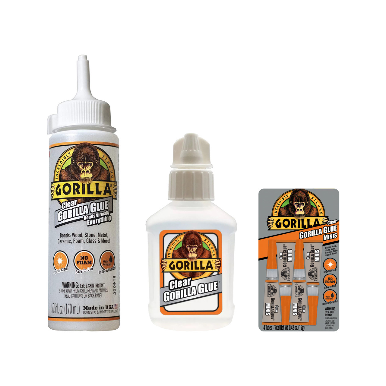 Gorilla Glue Clear (Assorted Sizes) | Selffix DIY