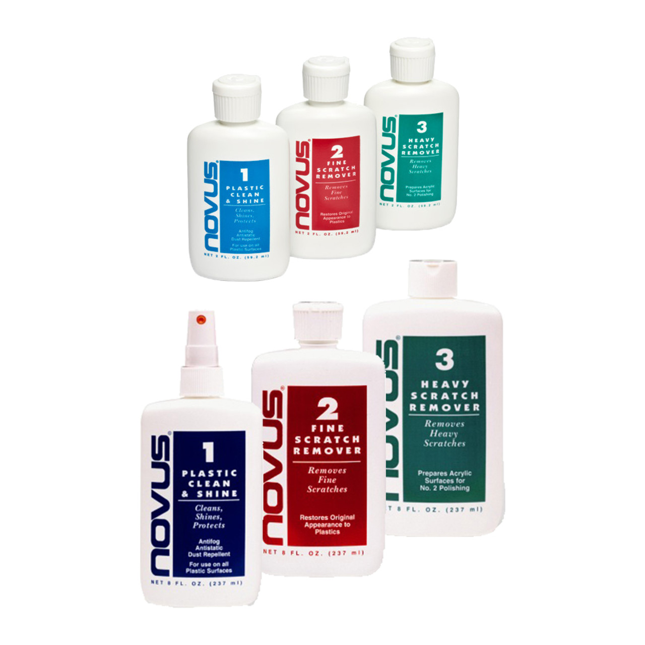 NOVUS1-8 - Novus #1 plastic cleaner is specially formulated to gently clean  all plastics.