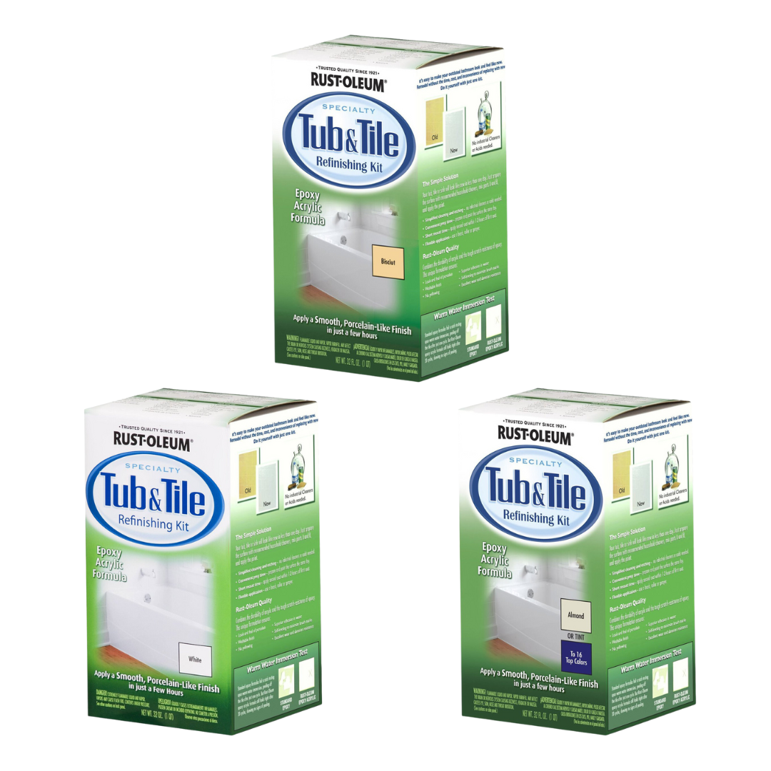 RustOleum Specialty Tub & Tile Refinishing Kit Selffix DIY
