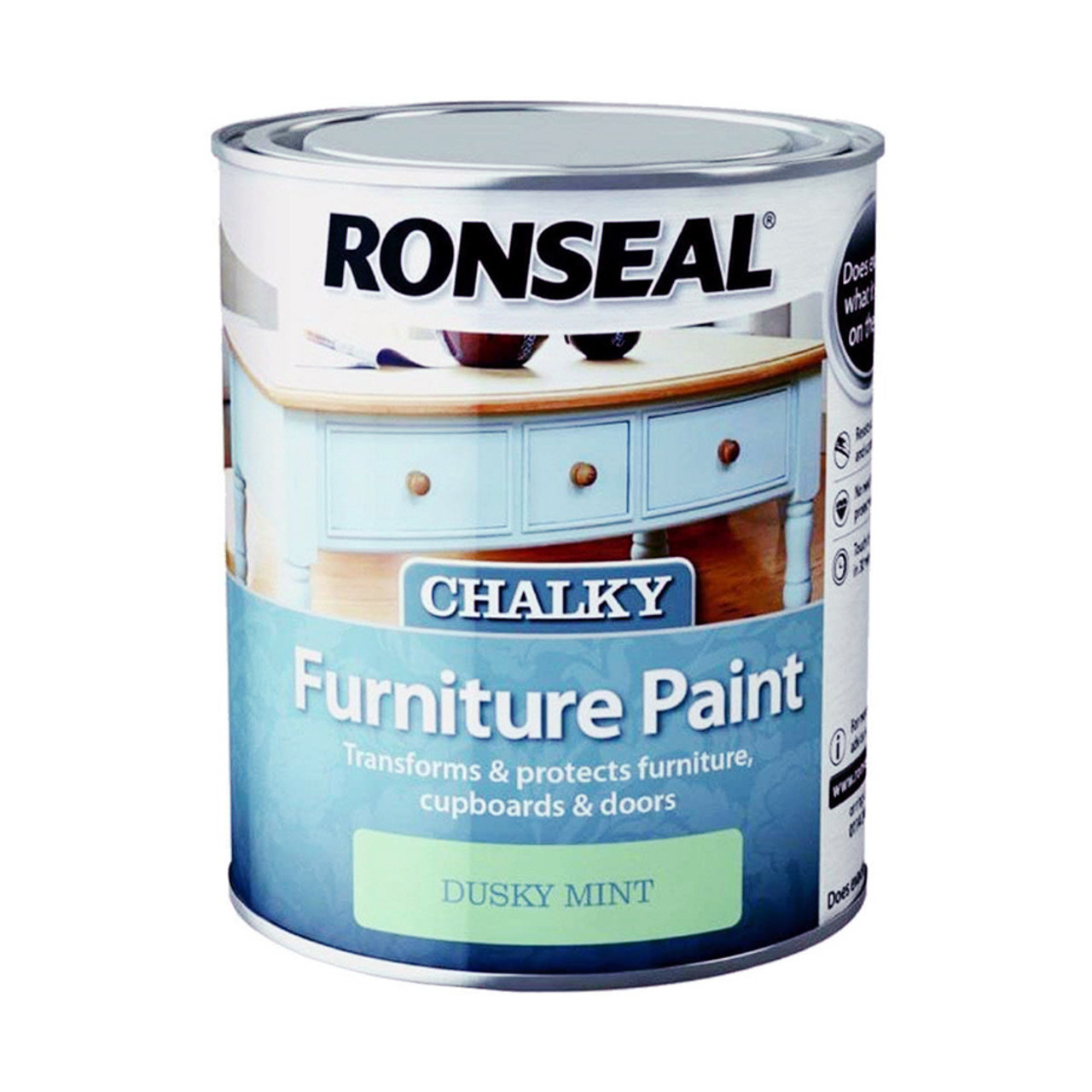Ronseal Chalky Furniture Paint (Assorted Colours) Selffix DIY