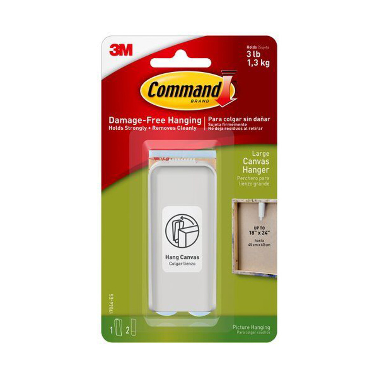 3M Command Canvas Hanger (Assorted Sizes) Selffix DIY
