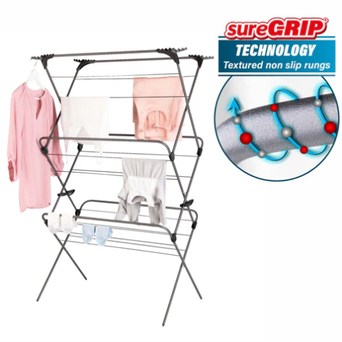 Indoor Clothes Minky Tier Plus Airer Tesco Minky SureGRIP Tier