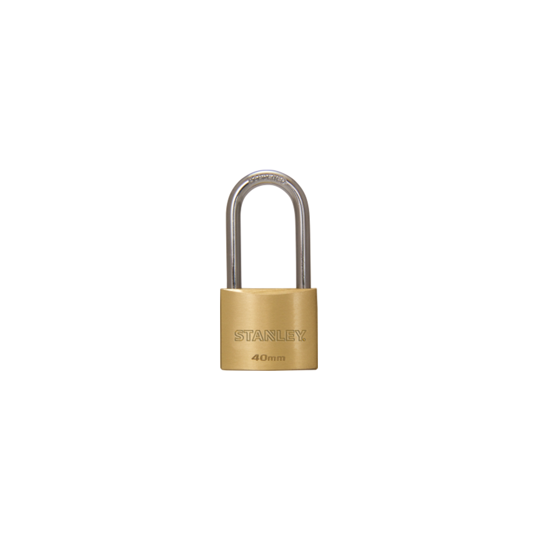 2 Pcs Long Shackle Padlock With Key 2 Inch Solid Brass Removable Adjustable Length Shackle For Gates, Cabinets, Motorcycle, Bike Lock (Red