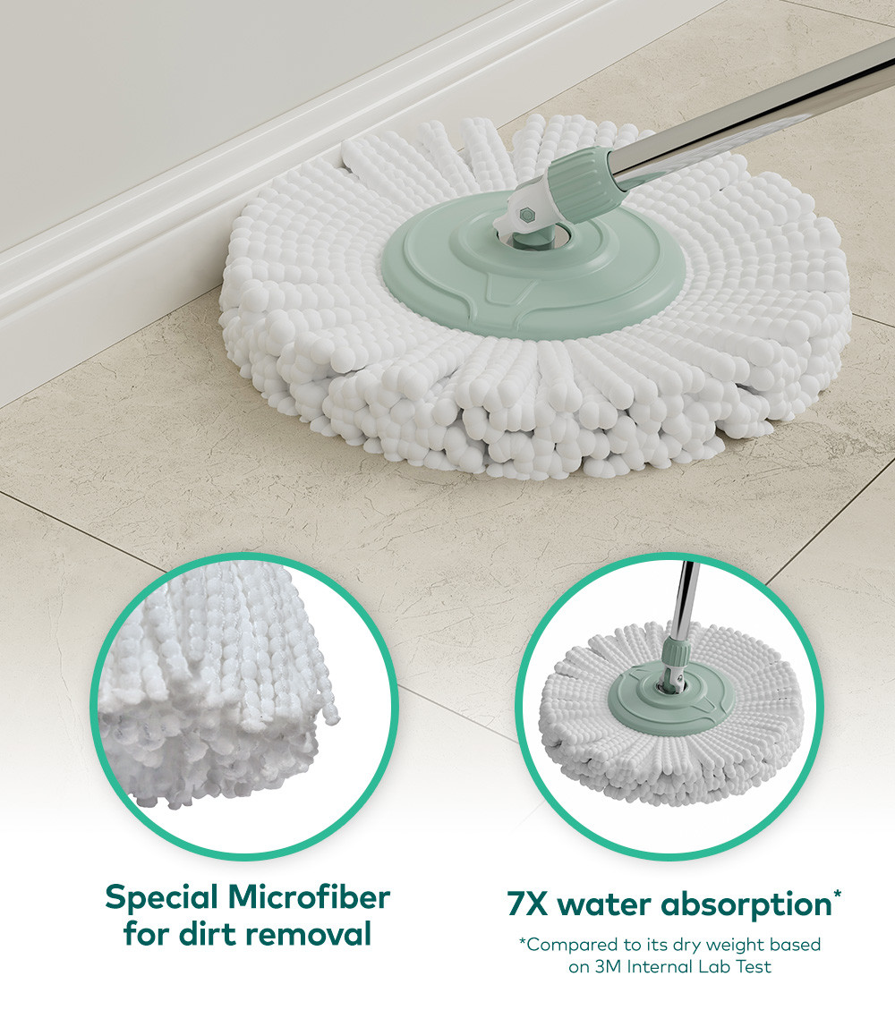 3M Scotchbrite Dual Spin Mop T7 | Selffix DIY