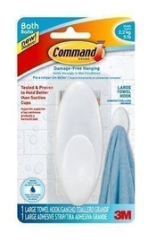 3M Command Large Hook with water resistant strips