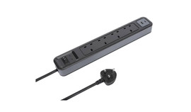 Targus APS20AP-50 Smart Surge 4 Pro Extension Cord UK (USB-C PD port)