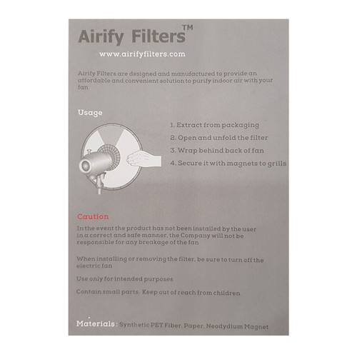 Airify Fan Filter
