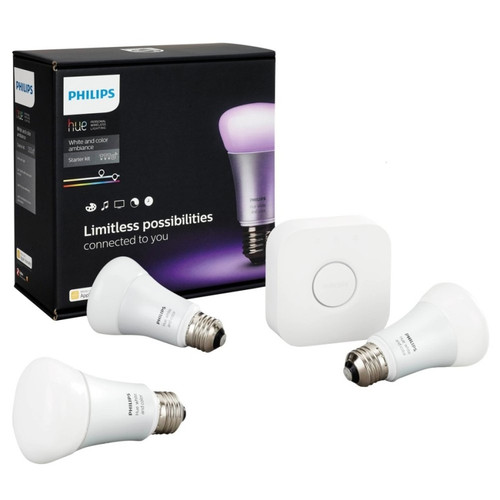 Philips Hue White Ambience 8.5W A60 E27 Light Starter Kit (HK/SG