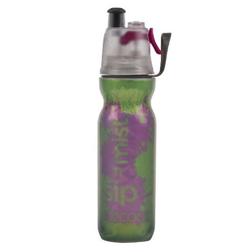 O2COOL Arctic Squeeze Mist N Sip Insulated 20oz (Purple Splash)