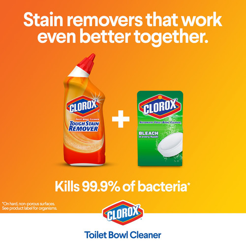 Clorox Toilet Bowl Cleaner - Tough Stain Remover 709ml