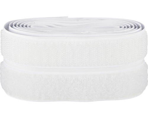 Fix-O-Moll Touch Fastener Velcro Tape (White) 150cm x 20mm FM-3563002
