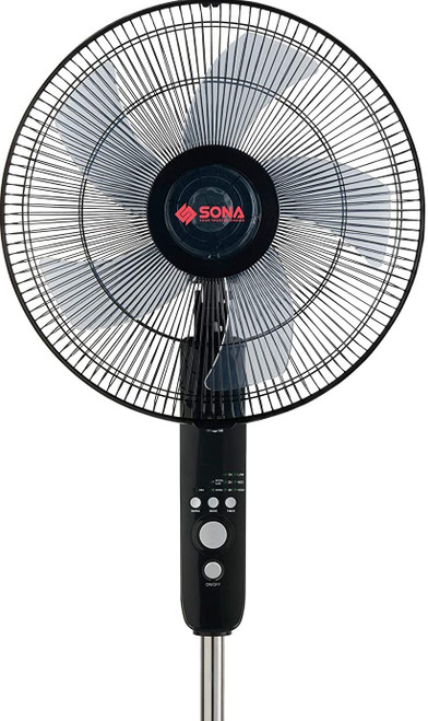 Sona SFS1159 16-inch Remote Stand Oscillating Fan