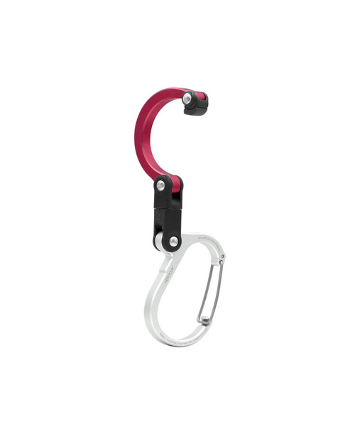 Heroclip Mini Carabiner Hot Rod Red Hook Clip Fastener