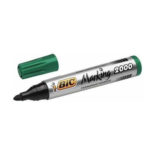 BIC Permanent Marker 2000 Bullet Green Ink