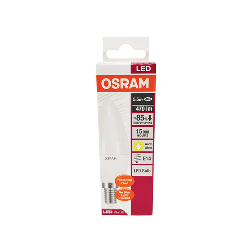 Osram LED Bulb WarmWhite LVCLB40 5.5W/827 220-240V FROST E14