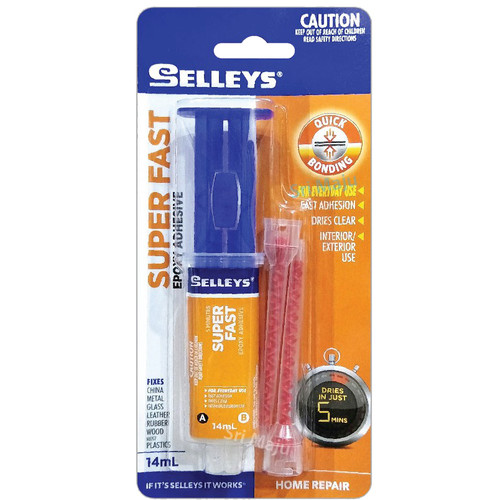 Selleys Epoxy Super Fast Syringe 14ml - Selffix Singapore