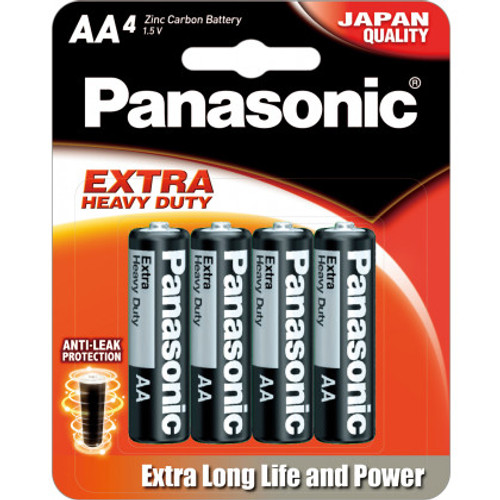 Panasonic Extra Heavy Duty AA 4 pcs Pack