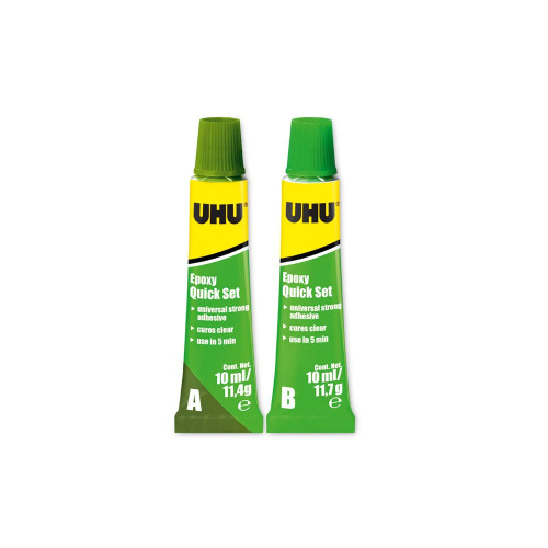 UHU 37555 Epoxy Glue Quick Set 2 x 10ml