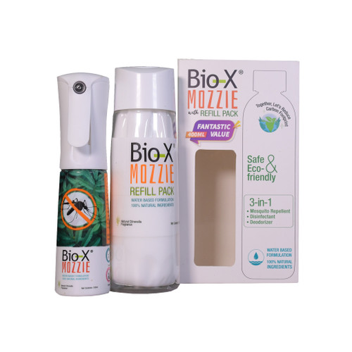 Bio-X MOZZIE HS 100ml & Refill 300ml -Set 400ml