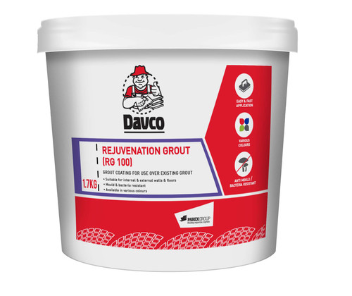 Davco Rejuvenation Grout (RG100) 1.7kg (Assorted Colours) - Selffix Singapore