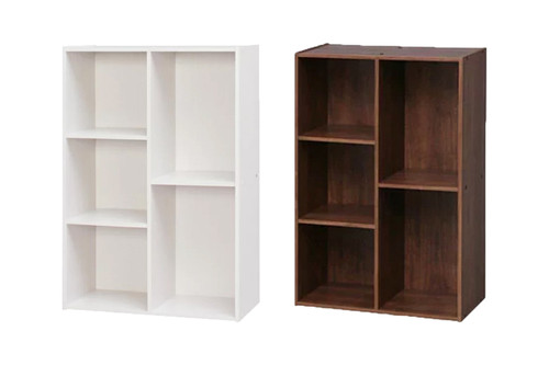Iris Ohyama Color Box 2-3 Tier Wood Storage Shelf CX23C - Selffix Singapore