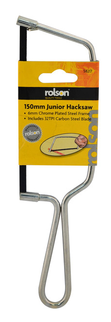 Rolson  150mm Steel Wire Framed Junior Hacksaw 58217