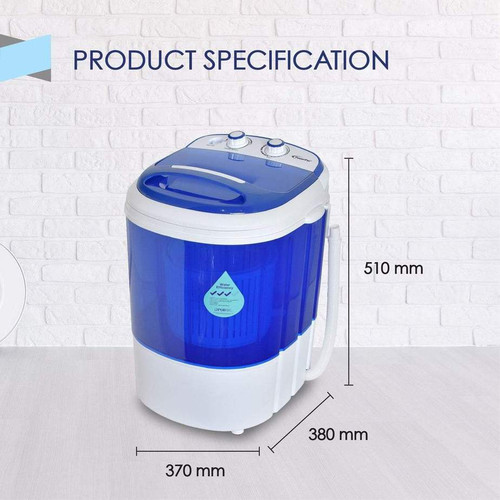 PowerPac Mini Washing Machine 1.5kg PPW820