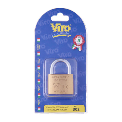 Viro 371/BP Marine Padlock Short Shackle 30mm - Selffix Singapore