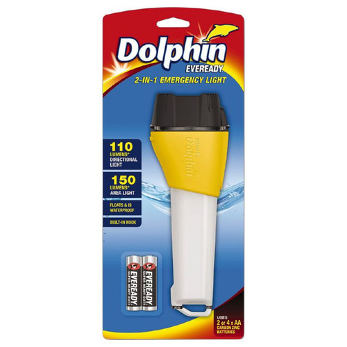 Eveready Torchlights 2-in-1 dolphin emergency light - Selffix Singapore