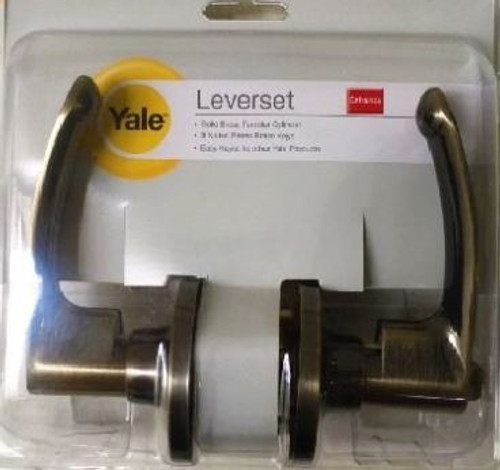 Yale VL5367US19 Lever Handle Black - Selffix Singapore