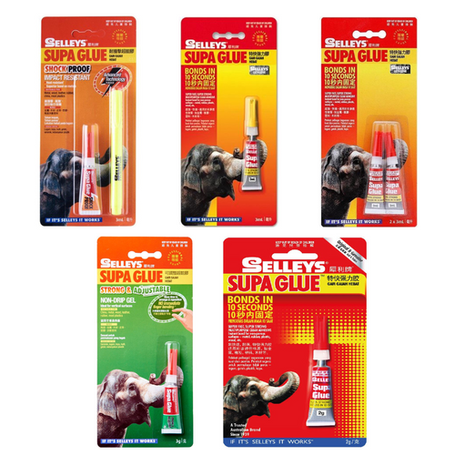 Selleys Supa Glue (Assorted Types) - Selffix Singapore