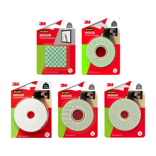 3M Scotch Mounting Tape (Assorted Types) - Selffix Singapore