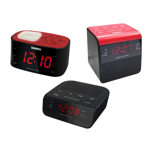 Uniden Radio Clock (Assorted Designs) - Selffix Singapore