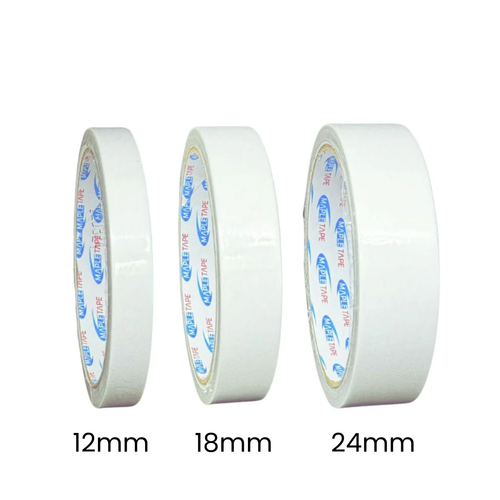 Maple Double Sided Tissue Tape 12/18/24 mm X 10m - Selffix Singapore