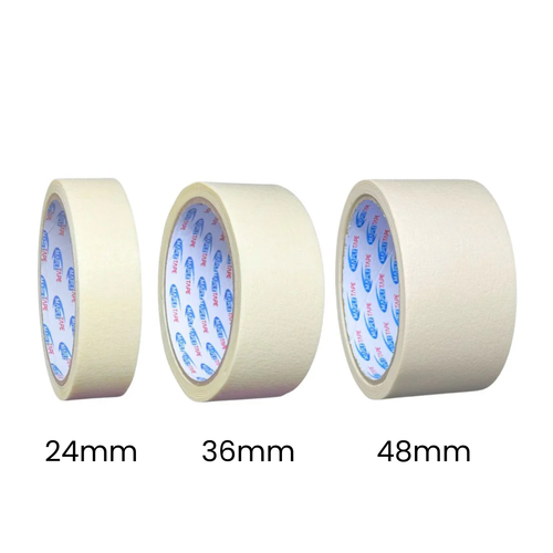 Maple Masking Tape 24/36/48mm X 18m - Selffix Singapore