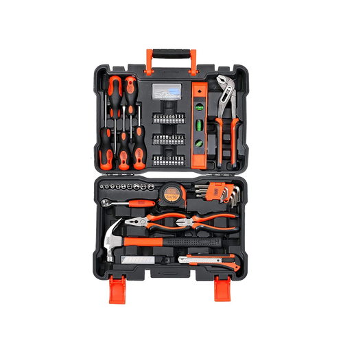 Black & Decker BMT154C Hand Tool Kit for Home & DIY Use 154pcs - Selffix Singapore