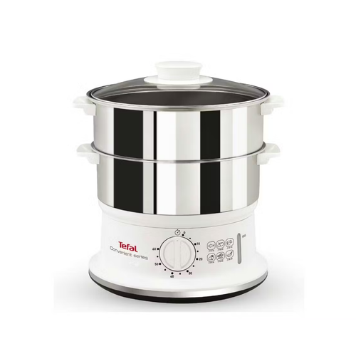 Tefal VC1451 Stainless Steel Convenient Steamer [2 Years Warranty] - Selffix Singapore