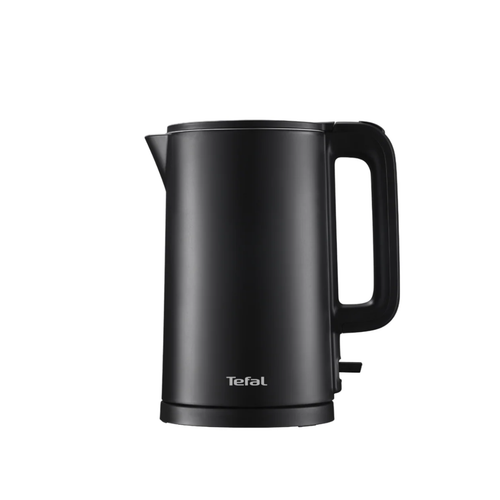 Tefal KO1408 Thermo Protect Stainless Steel Kettle 1.5L (Black) [2 Years Warranty] - Selffix Singapore