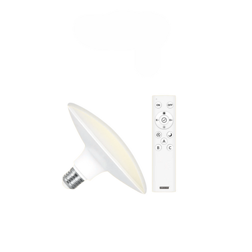Sunshine UFO LED Light Bulb 20W 24W E27 with Remote Control LUFOB-20E27RC/ LUFOB-24E27RC - Selffix Singapore