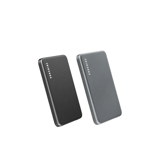 Sunshine EBHKA-RG Power Bank 5000mAH USB-C/Wireless Black / Grey - Selffix Singapore