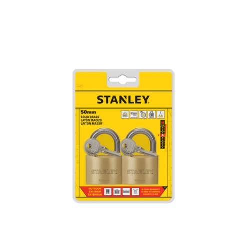 Stanley S742-037 50mm Soild Brass Standard Shackle - Selffix Singapore