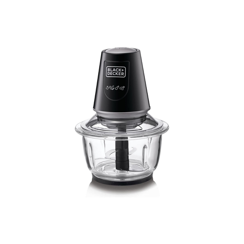 Black & Decker GC400-B5 400W Vertical Chopper With Glass Bowl - Selffix Singapore