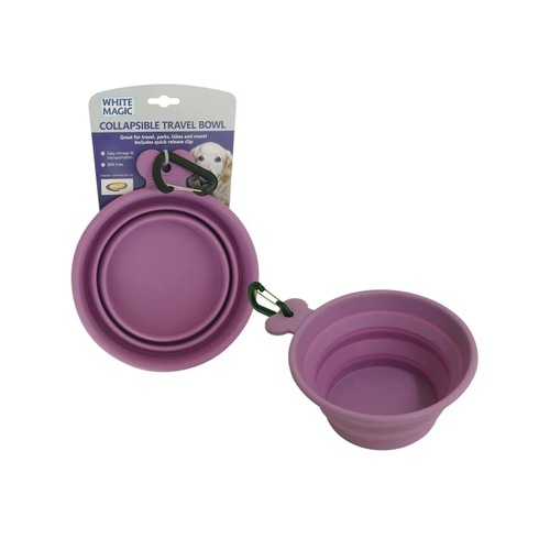 White Magic Collapsible Travel Bowl - Selffix Singapore