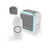 HoneyWell DC515NGBS wireless plug-in doorbell with sleepmode nightlight push button-Grey