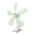 PowerPac Electric Clip Fan 6W PPC603 (Green)