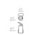 Simplehuman Chrome Square Push Pump Soap Dispenser With Caddy 22 fl. oz. KT1159