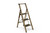 TUUF Elegance 3-step Foldable Ladder (Champagne) Slim Ladder - Selffix Singapore