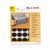 Fix-O-Moll Anti Slip Pads Self Adhesive Round (Black) 15mm FM-3566298