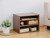 Iris Ohyama STB-400T Wooden Box Storage Shelves (Brown) - Selffix Singapore